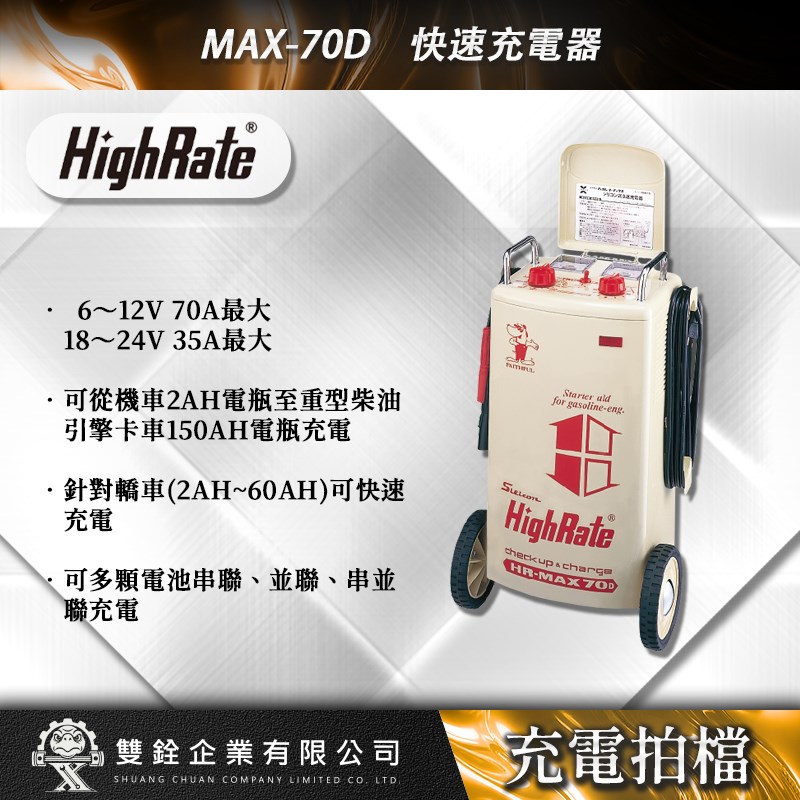 HighRate,快速,充電器